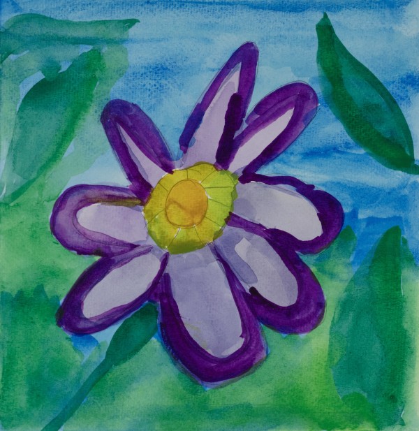 Purple Flower by Cynthia Adams