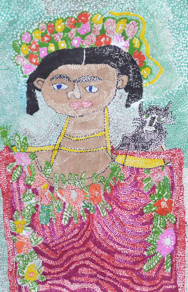 Frida in Red by Louis Kahn