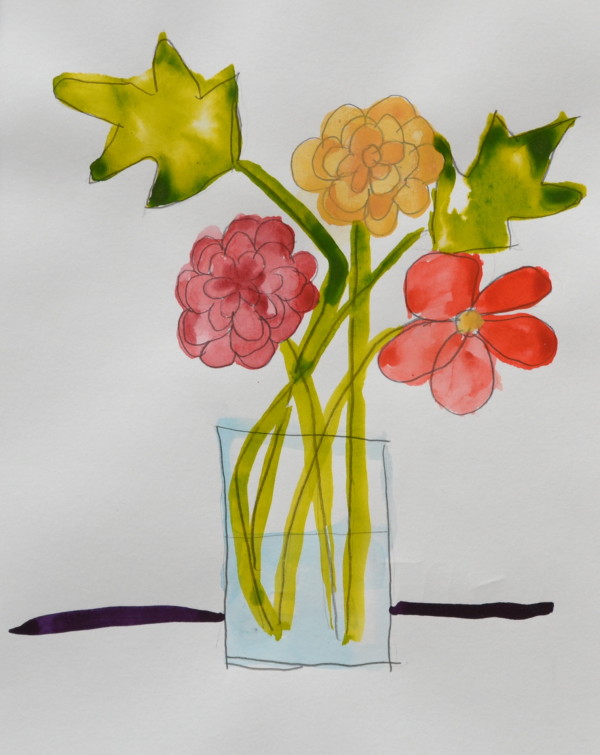 Clear Vase #2 by Cynthia Adams