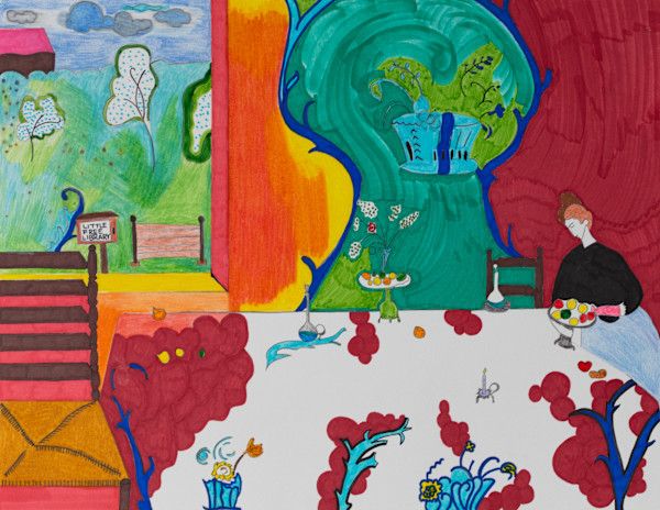 The Red Room with Change by Darwin Lawson