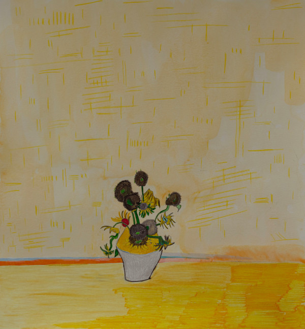 Van Gogh's Sun Flowers by Darwin Lawson