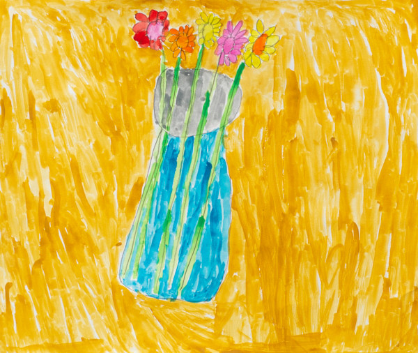 Happy Flowers by Debbie Wann