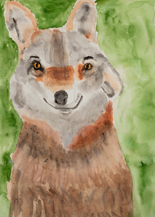Happy Fox by Debbie Wann
