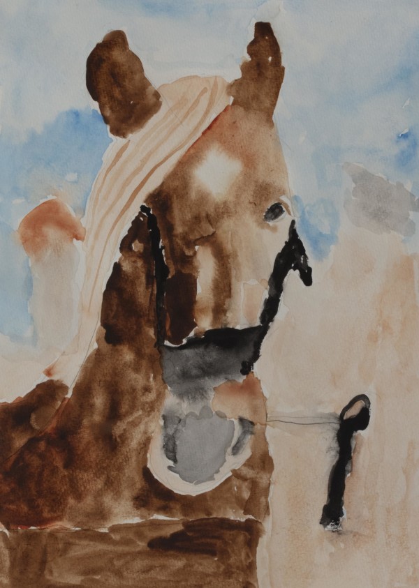 Brown Horse by Debbie Wann