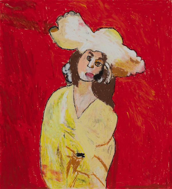 Woman with Yellow Dress by Debbie Wann