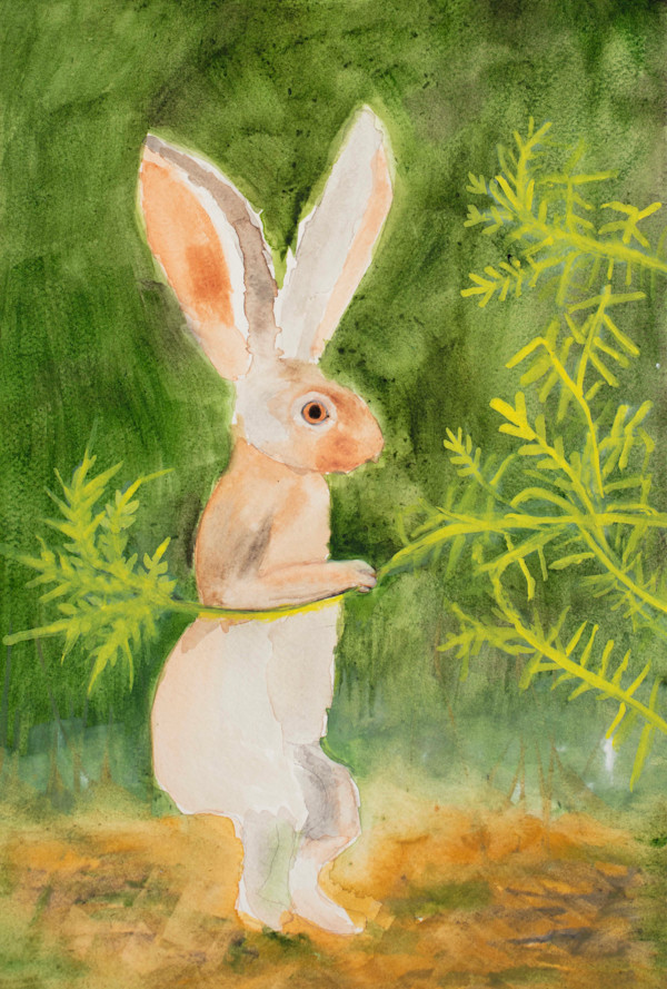 Walking Rabbit by Debbie Wann