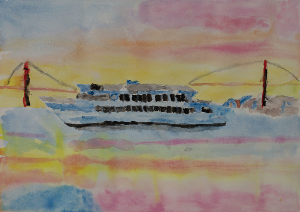 Ferry Boat by Debbie Wann