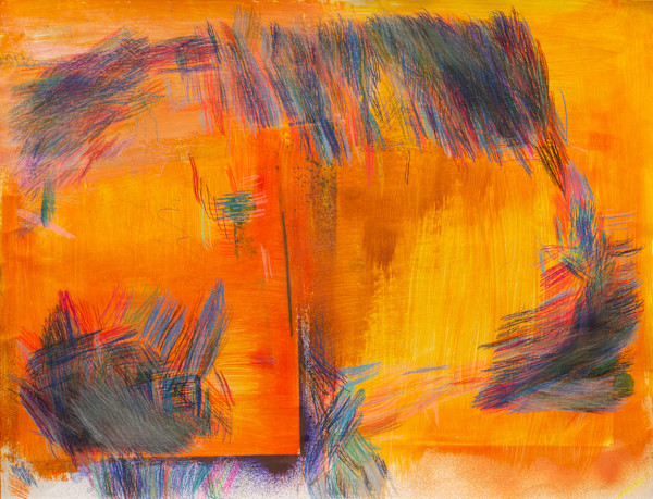 Thatch on Orange Window by Elliot  Jung