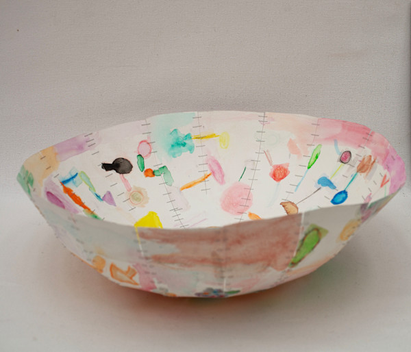 Watercolor Bowl by Cathy  Pitzak