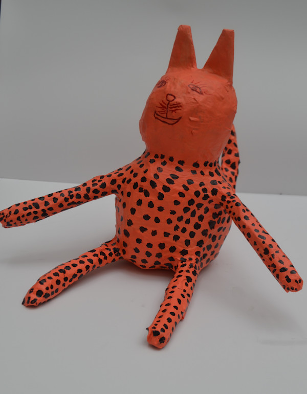 Orange Cat by Gabriela  DeJohn