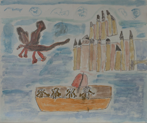 Boat With Dragons by Greg Gazzano