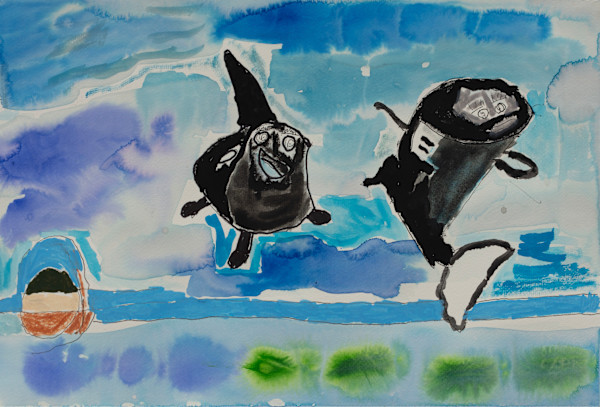 Dancing Sharks by Greg Gazzano