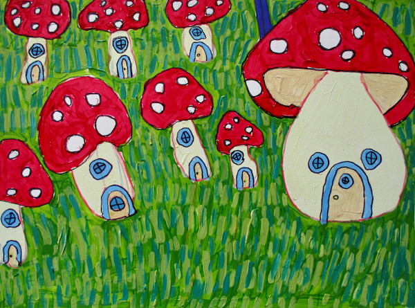 Mushroom Haven by Patricia  Drake