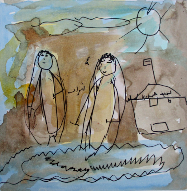 Two Women by Namdar Moshiri