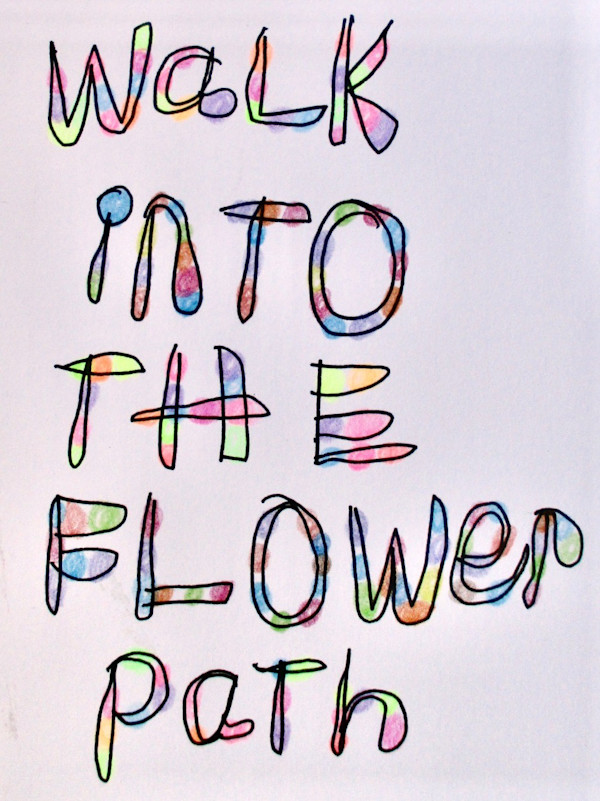 Walk Into the Flower Path by Allison Gargan