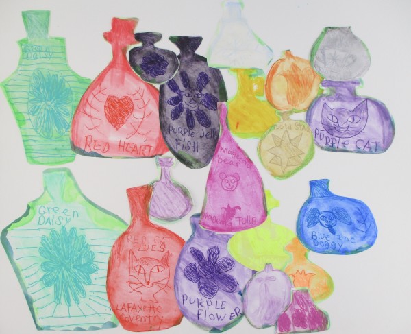 Collection of Bottles by Monica Farwell