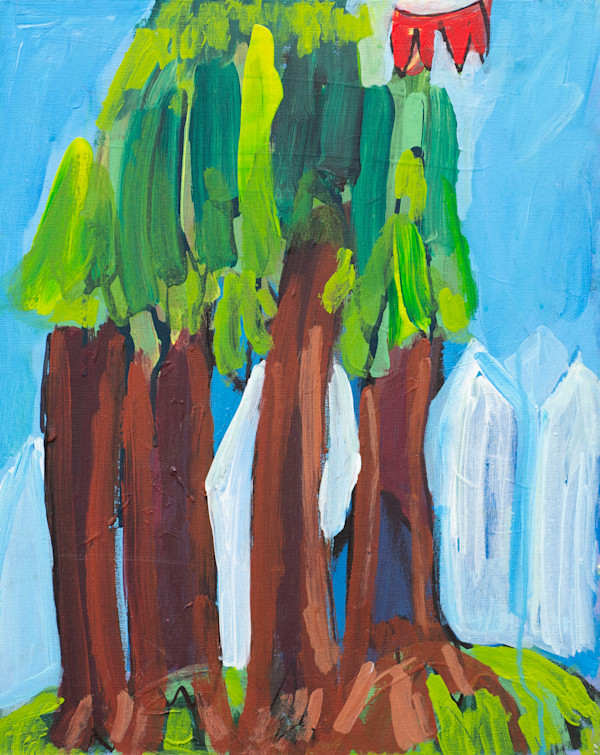 Trees in the Beach by Jeff Haines