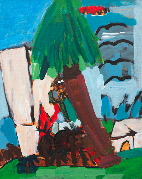 Tilted Tree by Jeff Haines