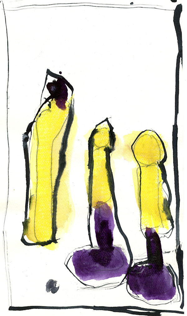 Wine Bottles by Jill Goodall