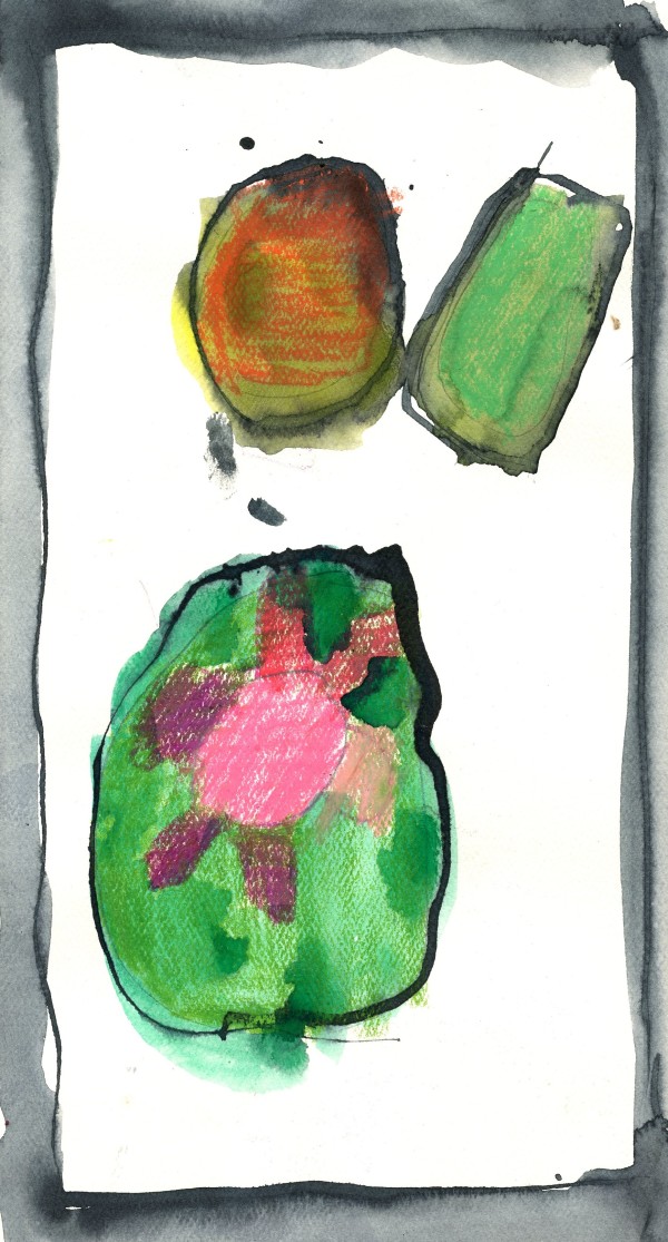 Flower, Apple and Pear by Jill Goodall