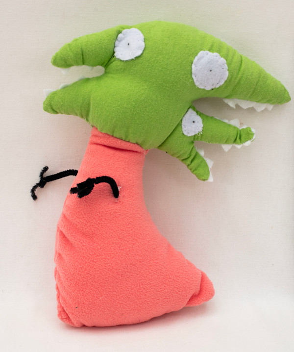 Stuffed Toys - Triple Head by Kirby Faine