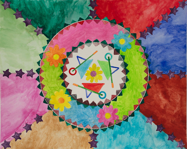 Garden Mandala #2 by Katie Buster