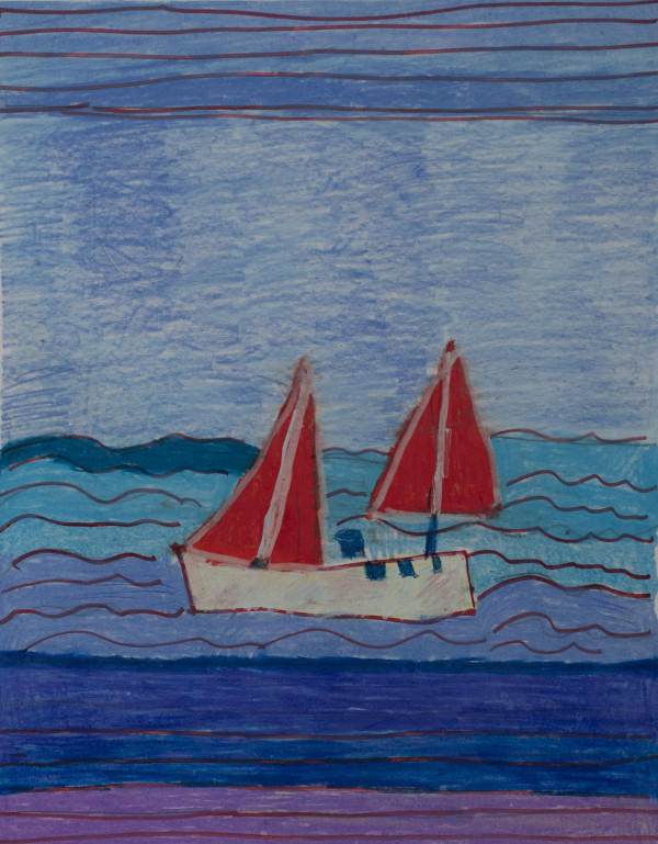 Sail Boat by Kellie Greenwald