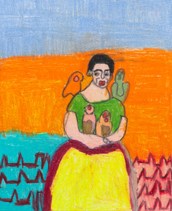 Frida with Birds by Kellie Greenwald