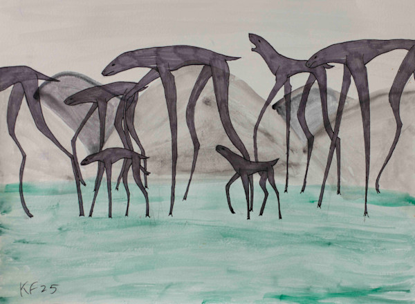 Hurd of Plainstriders by Kirby Faine