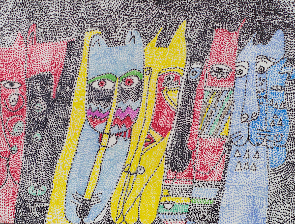 Rainbow Cats by Louis Kahn