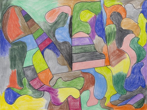 Color Composition I by Louis Kahn