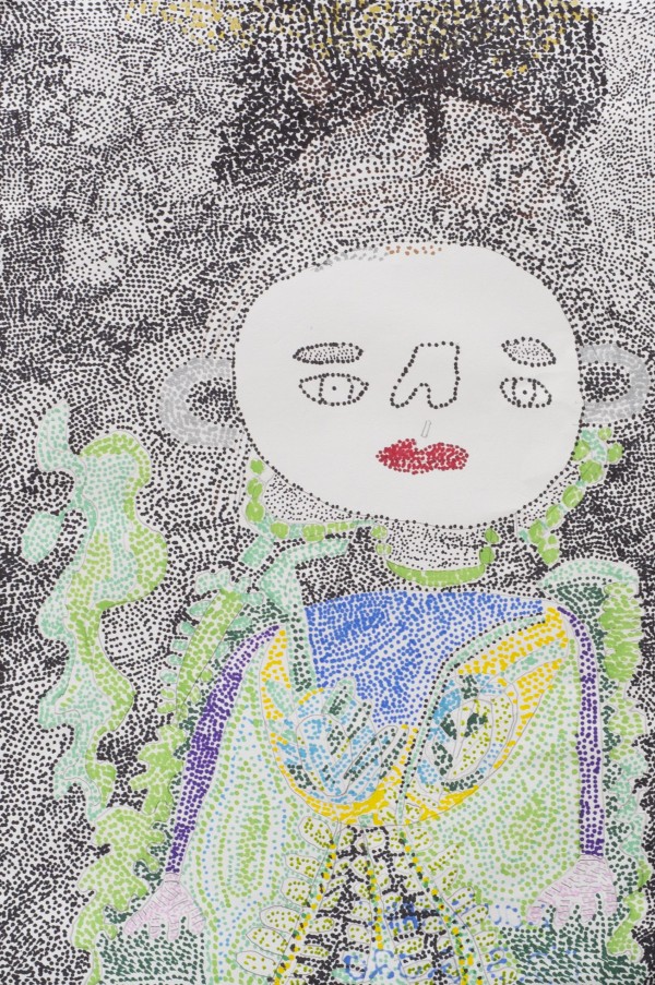 Woman with Green Dress by Louis Kahn