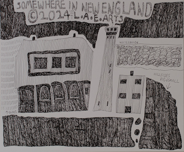 Somewhere In New England by Lowell Edelman