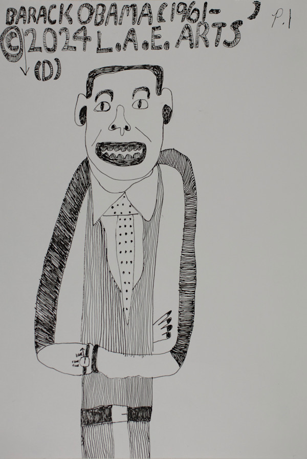 Barak Obama by Lowell Edelman