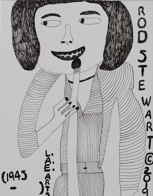 Rod Stewart by Lowell Edelman