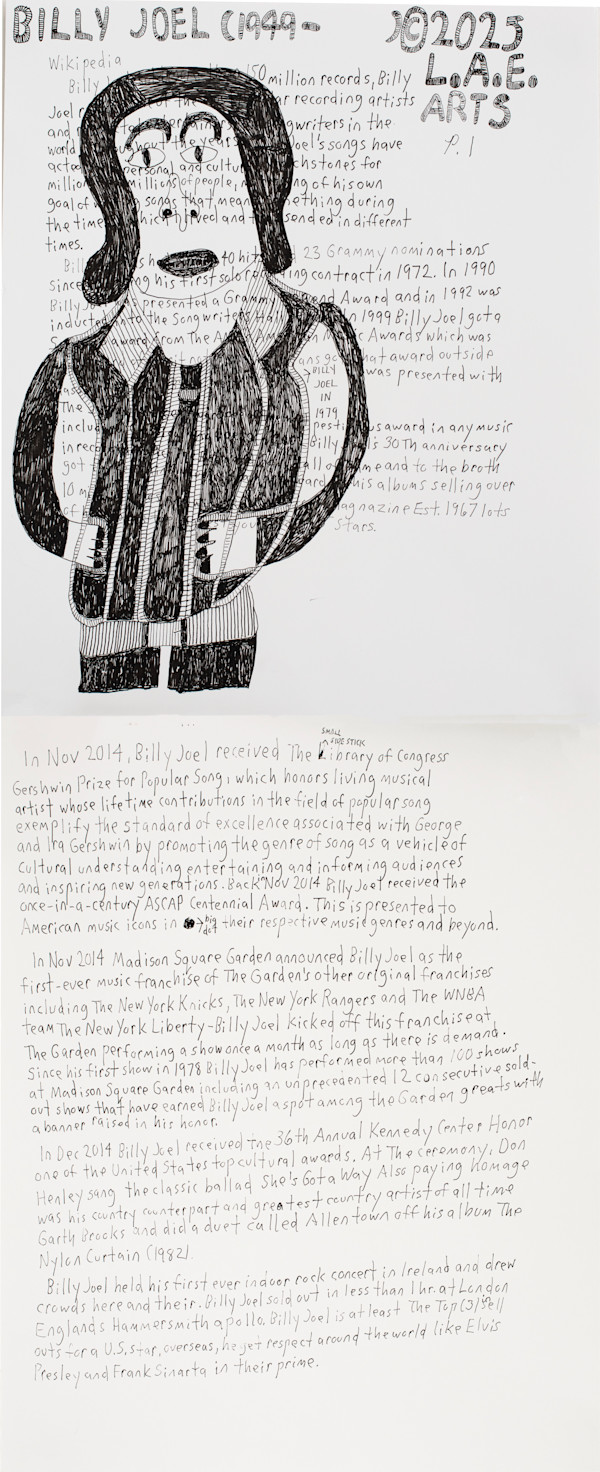 Billy Joel by Lowell Edelman