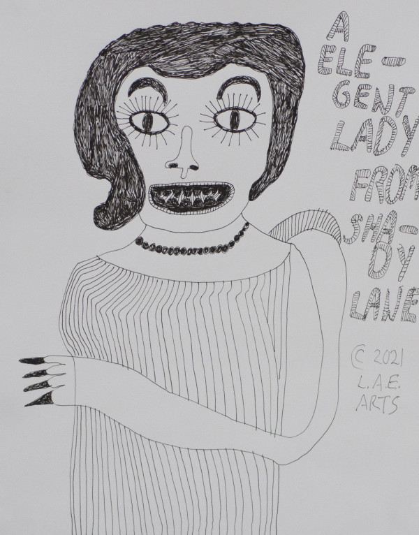 Elegent Lady by Lowell Edelman