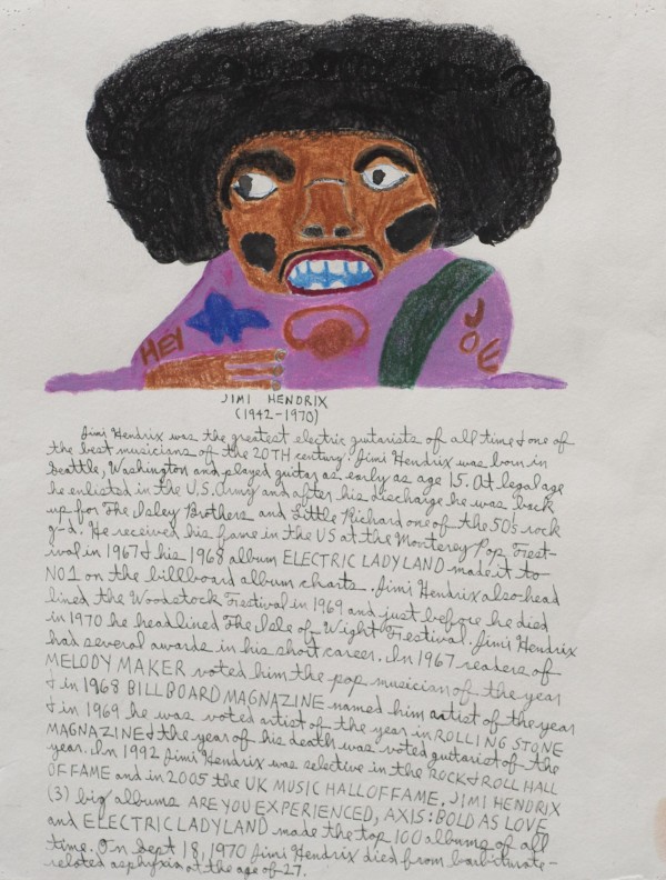 Jimi Hendrix by Lowell Edelman