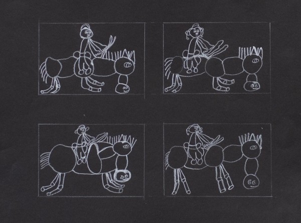 Horses in X- Ray by Lucy Sokoloff