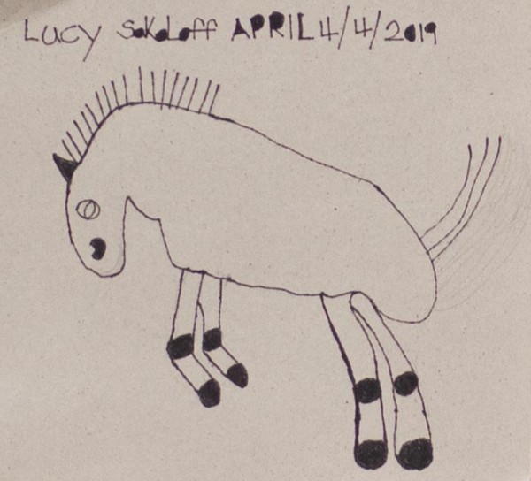 Bowing Horse by Lucy Sokoloff