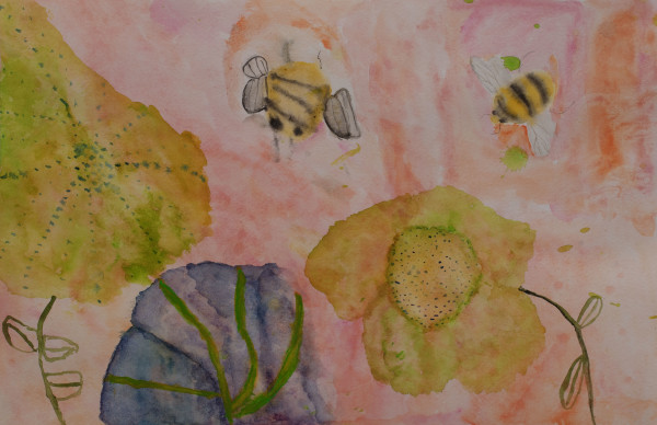 Two Bees by Mariana Abballo