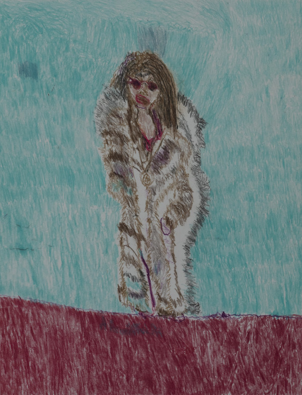 Lady with Fur Coat #13 by Milton Miskel