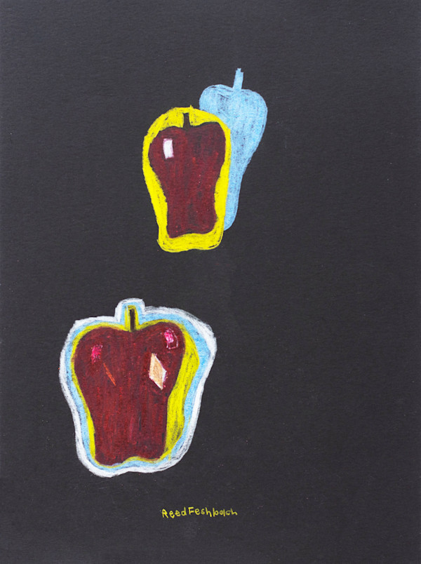 Shadow of Two Apples by Reed Feshbach