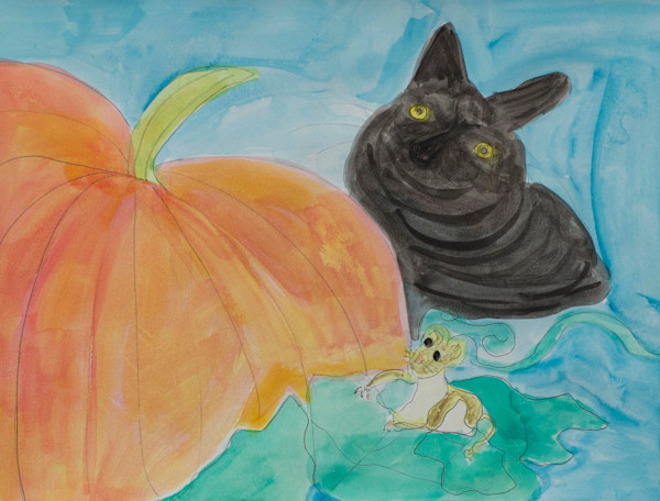 Pumpkin, Cat and Mouse by Robert Lacey