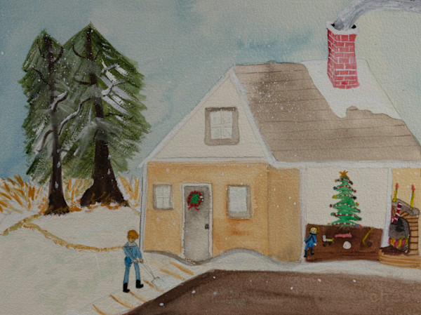 Shoveling the Snow by Robert Lacey