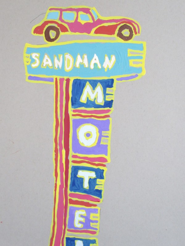 Sandman Motel by Patricia  Drake