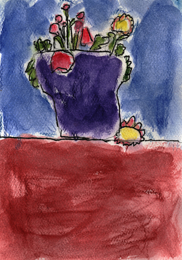 Purple Vase by Sarah Stadlin, Image 1.