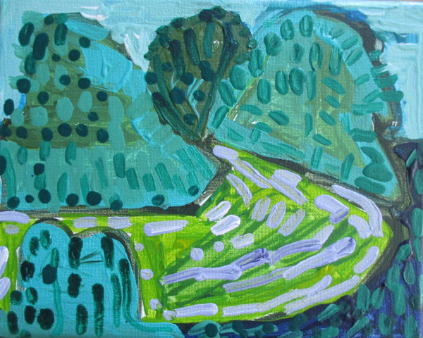 Path to Fountain by Amy Ades