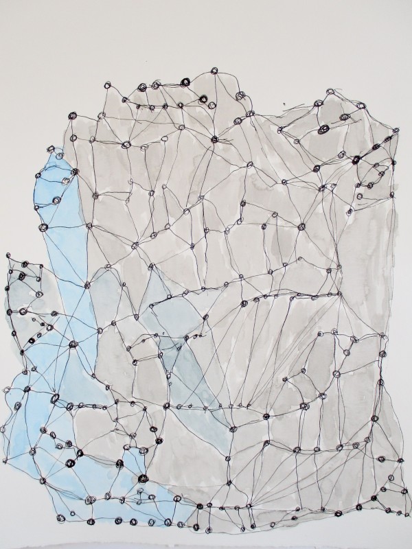 Blue/Gray/Teal Dot-to-Dot by Andrew Tomasini