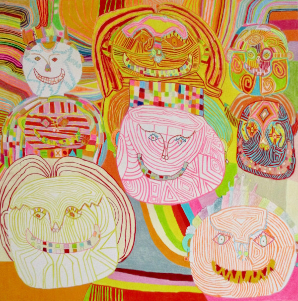 Happy Faces by Gill Hines